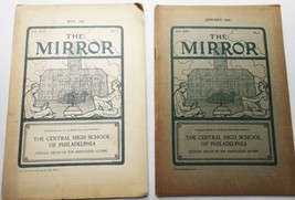 Lot 1905 Central High School Philadelphia Pa 2pc Mirror Clubs Calendar Ads Jokes - £27.20 GBP