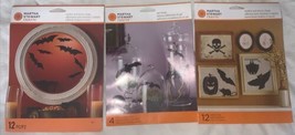 MARTHA STEWART CRAFTS HALLOWEEN CUTOUTS/STICKERS Gel Bats - LOT OF 3 - €12,98 EUR