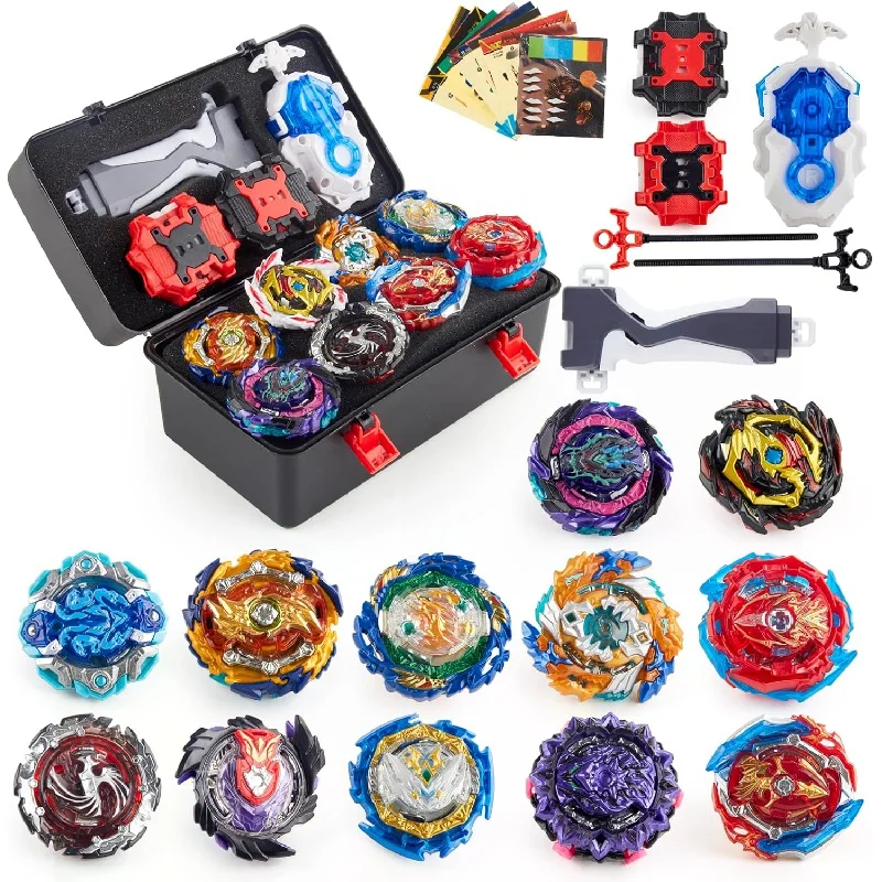 Beyblades Burst Battling  Launcher Grip Toy Blade Set Game Storage Box 12  Gyros - £7.29 GBP+