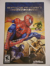 Playstation 2 - SPIDER-MAN FRIEND OR FOE (Replacement Manual) - $8.00