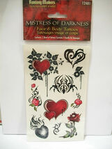 Wet N Wild Fantasy Makers Face &amp; Body Tattoos #12481 Mistress Of Dark - $6.68