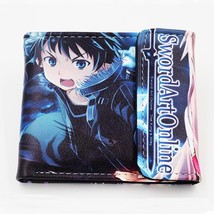 Japanese Anime Sword Art Online Kirito kirigaya kazuto Yuuki Asuna PU Short Wall - £46.74 GBP