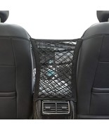 3 Layer Car Net Pocket, Car Net Pocket Handbag Holder, Four-Side Elasticity - £7.71 GBP