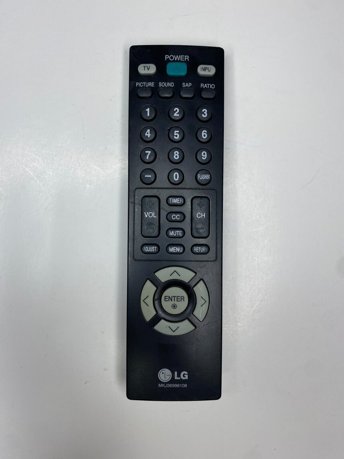 Primary image for LG MKJ36998108 TV Remote Control, Black - OEM Original for 32LG3DC +more