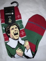 New Stance Holiday Edition Buddy ELF Christmas Movie Crew Socks Stocking... - $14.84
