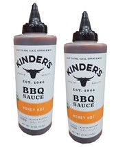 2 Packs Kinder&#39;s Organic Honey Hot Barbeque Sauce, 27 Ounce - $35.50