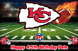 Kansas City Chiefs  Edible Cake Topper Decoration - £10.38 GBP