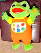 Leap Frog Baby Tad Hug &amp; Learn 16&quot; Plush Talks And Sings Leapfrog tested - $58.05