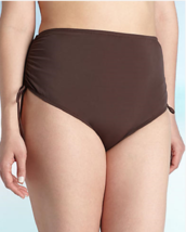 Kim Rogers Woman 22W  Swim Bottom  Side Tie Brown  msrp $39.97 - $15.83