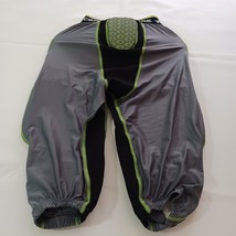 Alleson Athletic Core Men's Gray & Green Padded Football Integrated Shorts Sz XL image 2