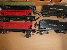 Lot of 5 Vintage American Flyer S Scale Metal Incomplete Cars for Parts ... - $24.75