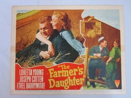 The Farmer&#39;s Daughter 1947 11x14 Lobby Card #2 Loretta Young Joseph Cotten - $49.49