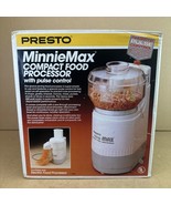 Presto NEW Minnie Max Electric Compact Food Processor 02900 Pulse Control NIB - £78.68 GBP