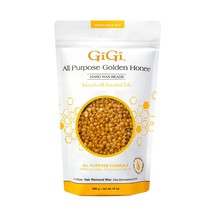 GiGi Hard Wax Beads, Golden Honee All Purpose Hair Removal Wax, no strip needed, - £28.70 GBP