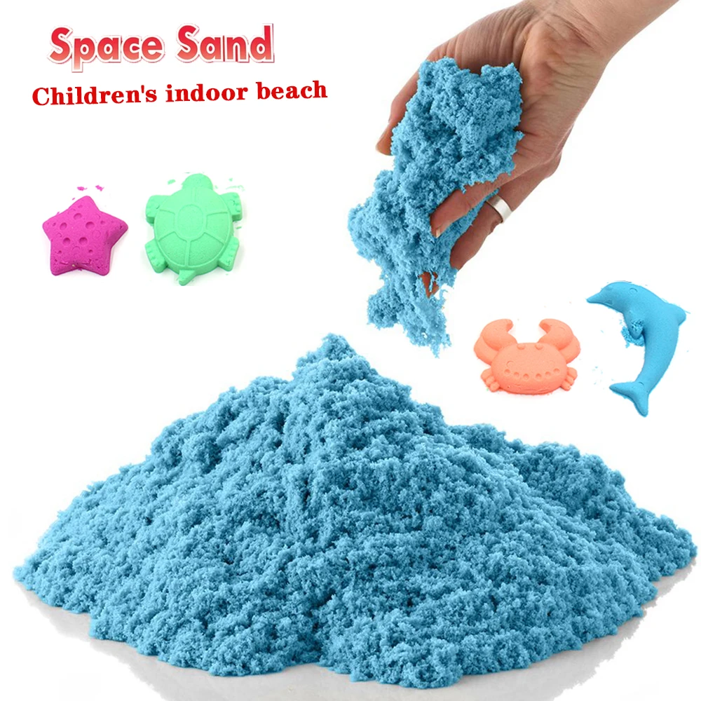 New 1500g Dynamic Sand Toys Magic Clay Colored Soft Slime Space Sand Supplies - £32.11 GBP+