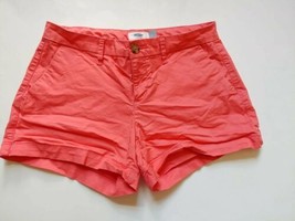 Old Navy Shortie Shorts Womens Size 0 Pink Cotton Stretch - £14.21 GBP