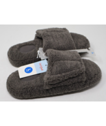 Boys Cat &amp; Jack Gray Ace Adjustable Slide Slippers Large 4/5 NWT - $187.97 MXN