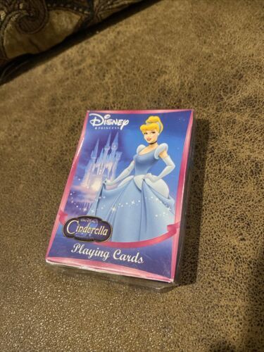 Disney Princess Cinderella Playing Cards Bicycle Sealed New Walt Disney - £6.20 GBP