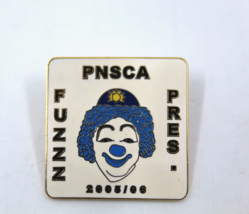 PNSCA FUZZZ Pres 2005 06 Clown Square Collectible Pin Pinback Button AS-IS - $14.47