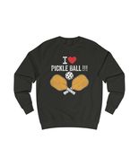 Men&#39;s Crew Neck I Love Pickle Ball Sweatshirt - $55.37 CAD