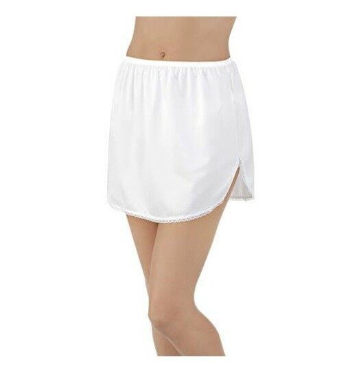 Vanity Fair Women&#39;s 360° Half Slip 11760 White Small 24&quot; - $8.54