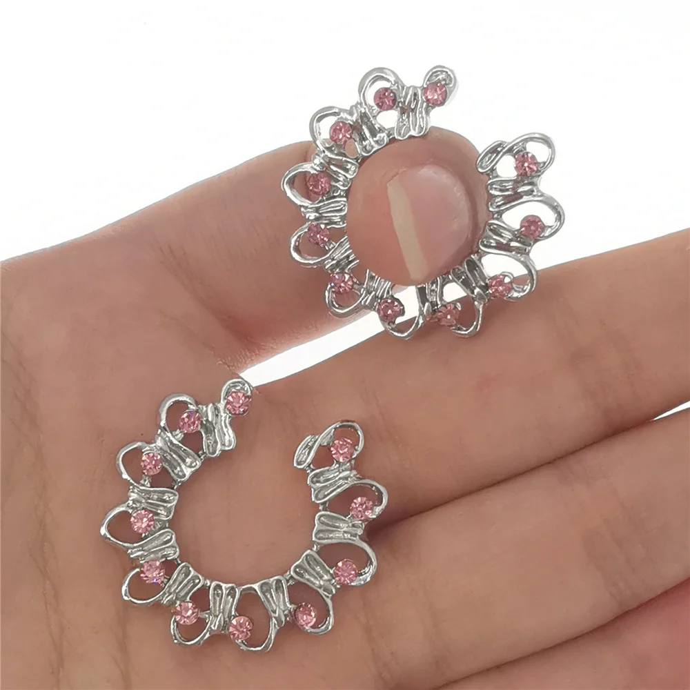 House Home 2pcs/1 Pair A Ring s for Couples A Shop SM A Body Jewelry Breast Shie - £19.69 GBP