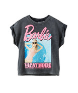 Zara Barbie Mattel Vacay Mode Dark Gray T-Shirt Size XS 34 - €78,17 EUR