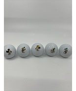 5 Set Disney Character Golf Balls Mickey Pluto Donald Goofy Minnie-Acush... - $183.38 MXN