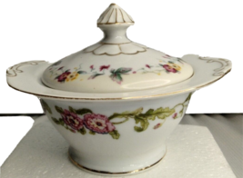 Berkshire Viceroy China Floral Pink Gold Trim Sugar Bowl - £15.79 GBP
