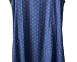 King Universe Womens Size Large Blue  Sheath Maxi Dress Adjustable Hem - $37.99