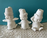 T3 - 3 Crack Pot Penguins Ceramic Bisque Ready-to-Paint, Unpainted, You ... - $7.25