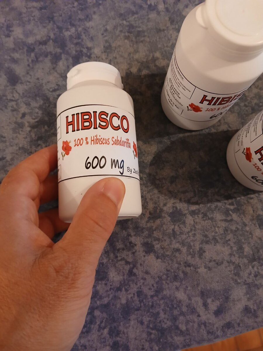 10 Bottles, Hibiscus Capsules: 600mg Vegan Herbal Supplement for Wellness - 120  Item image 4
