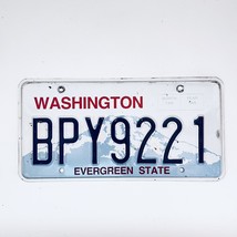  United States Washington Evergreen Passenger License Plate BPY9221 - £14.78 GBP