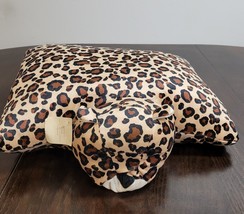 Vintage Pier One Imports Leopard Plush Stuffed Cheetah Tiger Pillow Tags NWT - £14.08 GBP