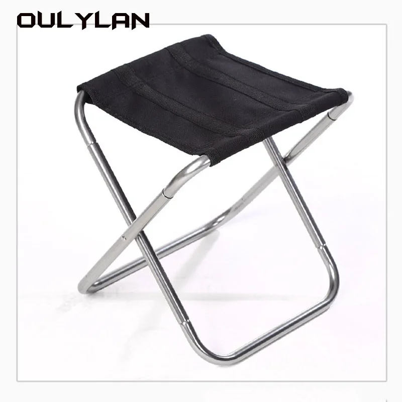 OULYTLAN Outdoor Aluminum Alloy Portable Folding Picnic Camping Bench Mini - $22.51