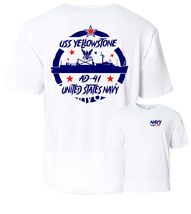 USS YELLOWSTONE AD-41  Performance T-Shirt.  US NAVY - $20.95+