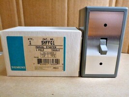Siemens Cat. No. SMFFG1 Manual Starter 1 Pole Toggle Switch Box ~ NEW NIB - $212.52 MXN