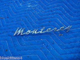 1962 Monterey Fender Script Trim Emblem Oem Used Orig Mercury C2MB-54291-A 36A - £84.85 GBP