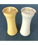 Tupperware 1246 Oil &amp; Vinegar Cruets Salad Dressing Almond Harvest Gold ... - $10.78 CAD