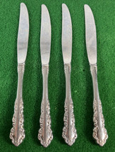 Oneida SHELLEY Silver Plate 4 Dinner Knives 9” - $24.74