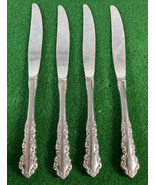 Oneida SHELLEY Silver Plate 4 Dinner Knives 9” - £19.60 GBP