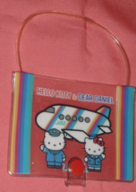 Hello Kitty JAS Clear Card Case 2002&#39; Airplane SANRIO Old Rare - $82.28