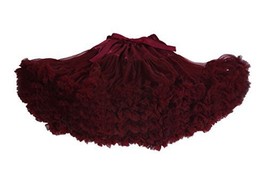 Women&#39;s Tulle pettiskirt Tutu Skirts Wine red,Medium - £22.33 GBP