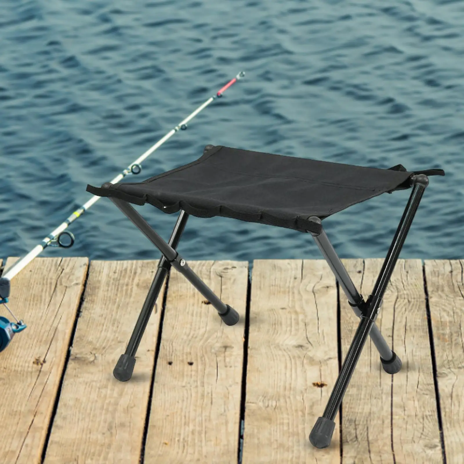 Outdoor Aluminum Alloy Chair Folding Fishing Chairs Sketch Tactical Portable - £21.97 GBP+