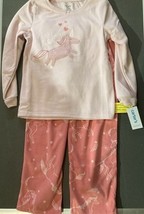 Carter’s Girls Size 7/7A Pink Sweatshirt &amp; Pants Set W/Unicorns. Very So... - $8.91