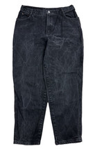 GITANO Vintage Y2K High Waisted Mom Jeans - Size 18  Black Denim Measures 34x29 - £23.73 GBP