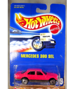 1991 Hot Wheels Blue Card-Collector #229 MERCEDES 380 SEL Pink w/Chrome ... - $15.00