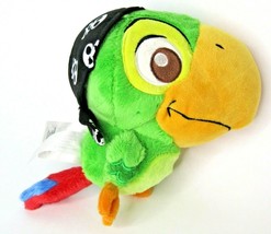 Disney Parks Skully Parrot Jake &amp; Neverlands 8&quot; Stuffed Plush in Pirate Cap - £8.13 GBP