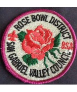 Vintage Rose Bowl District Sew-On Patch – Gently Used – VGC – COLLECTIBL... - £4.63 GBP