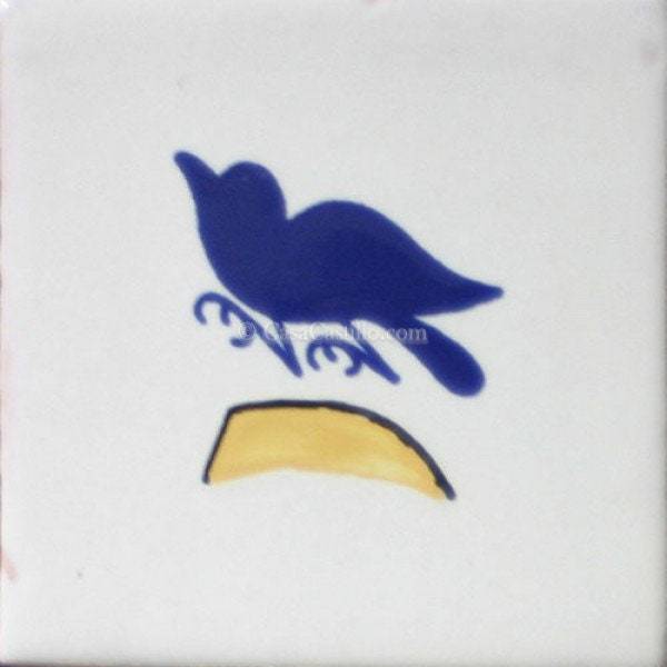 POOL TILES Mexican Talavera Ceramic Frost Proof Handcrafted Tiles - Bird... - $199.00